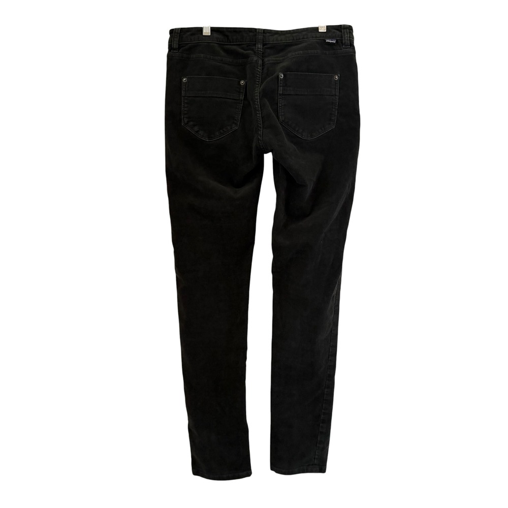 Patagonia Womens 29 Black Organic Cotton Corduroy Slim Straight Leg Pants Cords - Picture 5 of 16